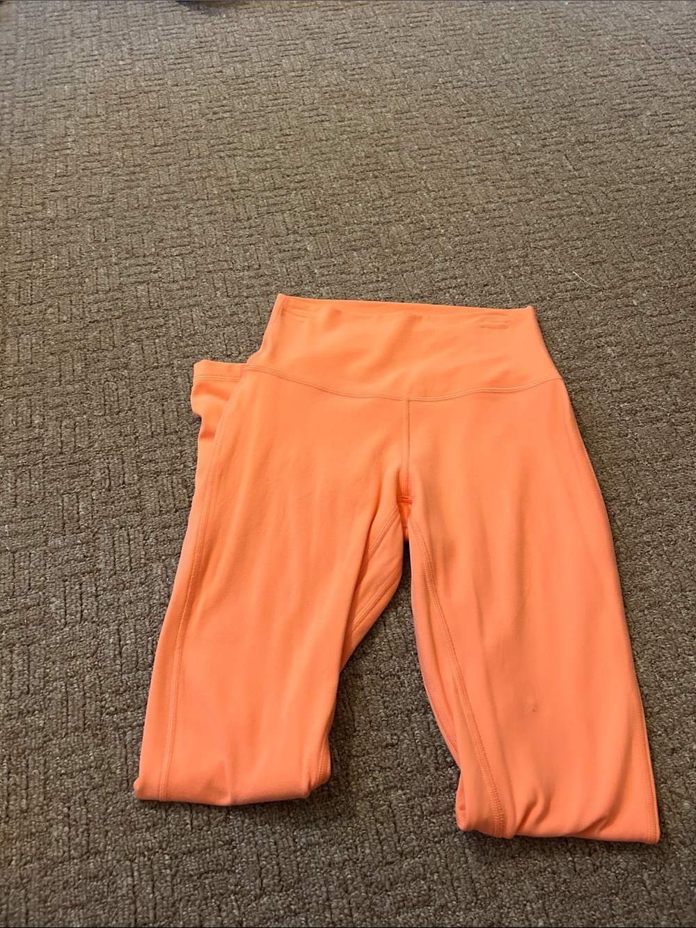 lululemon athletica Coral-Orange High-Rise Leggings
